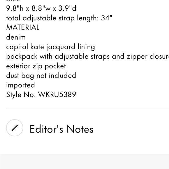 Kate Spade NY Groove Street Poppy Sami Backpack – Stylish Floral Design - Picture 5 of 5